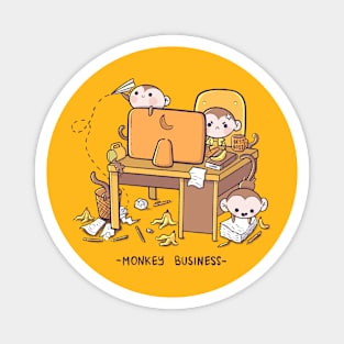 Monkey Business Magnet